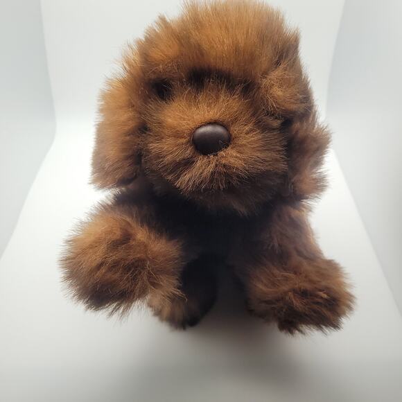 Kellytoy Brown Fluffy Dog Plush Stuffed Animal 12" Soft Puppy Toy - Picture 9 of 9